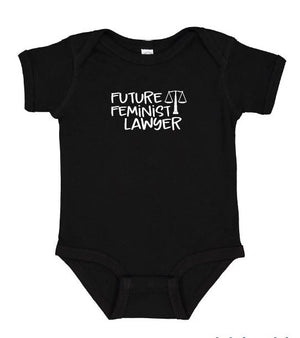 Open image in slideshow, Future Feminist Lawyer - Baby Onesie Bodysuit
